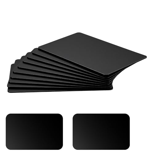 FNANJWQ 20Pcs Rewritable Near Field Communication Cards Tags NTAG 215 PVC Cards Blank Easy Convenient Programmable Business Card Chip 504 Bytes Memory Tag Compatible with All Enabled Black