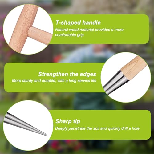 Herramienta de mano para plantar bulbos y semillas miniatura 3
