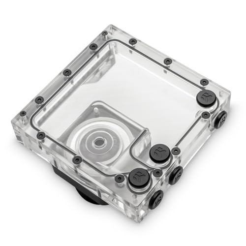 Image of EKWB EK-Quantum Kinetic 3 FLT 140 D5 PWM Pump/Reservoir Combo, D-RGB, Plexi