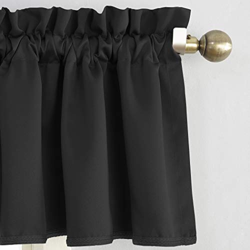 Sun Zero Barrow Energy Efficient Rod Pocket Curtain Single Valance #TOP1