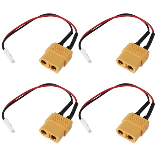 4 Adattatori Per Connettori Femmina XT60 A Molex 51006 Per Barche RC Auto Aerei Filo AWG 26 Da 10 Cm