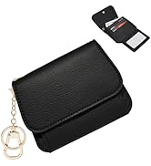 Sunpour Women Small Wallet RFID Blocking Slim Wallet with Coin Pocket Tri-Fold Credit Card Holder...