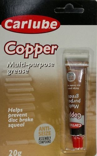 Carlube Multi Purpose Copper Slip Grease Anti Seize Assembly Compound 20g Tube