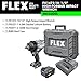 FLEX 24V Brushless Cordless 1/2-Inch 1,500 Ft-Lbs High-Torque Impact Wrench Kit with 6.0Ah Stacked Lithium Battery and 280W Fast Charger - FX1472-1H