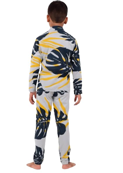 Image of 3BROS Kid's Pure Cotton Full Sleeves Night Suit /Dress for Boys /Girls Full Pajama & Top Sleep Suit Combo Set