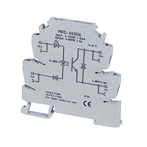 Módulo de relé programable PLC ultra delgado con salida de 1-60 V CC para automatización 2