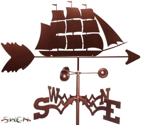SWEN Products Hand Made Clipper Ship Nautical Weathervane ~New~