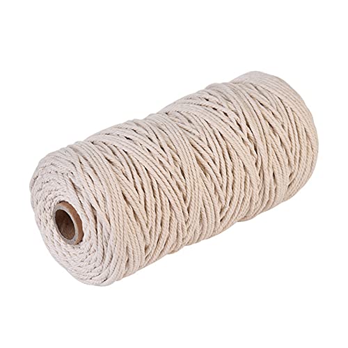 Cordón de algodón trenzado de 2mm con textura suave para manualidades 5