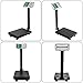TUFFIOM 220lb Weight Electronic Platform Scale,Digital Floor Heavy Duty Folding Scales,Stainless Steel High-Definition LCD Display, Perfect for Postal Luggage Shipping Mailing Package Price Computing