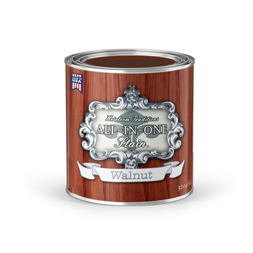 Heirloom Traditions All-in-ONE Gel Stain, Walnut (Rich Brown...
