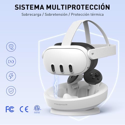 PRISMXR Carina D1 Silent Magnetic Charging Dock Compatible with Meta Quest 3 (No-Beeping Model)β - 5