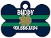 Notre Dame Fighting Irish Pet Id Tag for Dogs & Cats Personalized w/ Name & Number