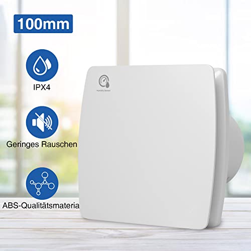 Sonnewelt 2 ventole da bagno da 100 mm, con