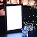 Yescom 4 Pack LED Backlit Menu Cover Leatherette Wine List Check Bill Holder Displayer Single Panel 16