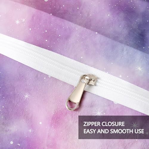 Parure de lit microfibre douce univers et espace finitions soignées avec zip u1