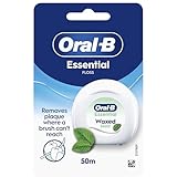 Oral-B Essentialfloss mint gewachst 50m (Zahnseide), 3er Pack (3 x 1 Stück)