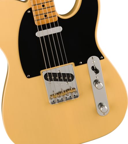 Fender Vintera II ’50s Nocaster MN Blackguard Blonde – Guitare Électrique - Les Beatles, Paul McCartney, John Lennon, RIngo Starr, George Harrison Fender Vintera II '50s Nocaster MN Blackguard Blonde - Guitare Électrique – Image 4