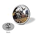 Steam Locomotive Train Lapel Pin Fashion Brooch Pin Cute Button Badges Round Button Pins Enamel Pins Metal Pinback for Hat Shirt Clothing Bags Decoration