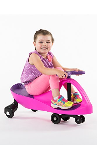 plasmacar the original by plasmart  pinkpurple  ride on toy ages 3 yrs and up no batteries gears or pedals twist turn wiggle for endless fun