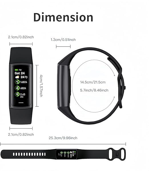 Image of Cubonic C68 Smart Fitness Watch with 1.1 inch AMOLED Display, Heart Rate & Sleep Monitor, 25 Sport Modes, Call Alerts, Blood Oxygen Tracker, IP67 Waterproof, USB Charging - Pink
