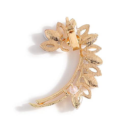 Image of SOHI Designer Cuff Earrings for women & girls, cute earrings for girls, fancy earrings for women stylish, fashion jewellery for women, Light Weight stylish, Cuff Earring, One Ear Cuff, Ear wire