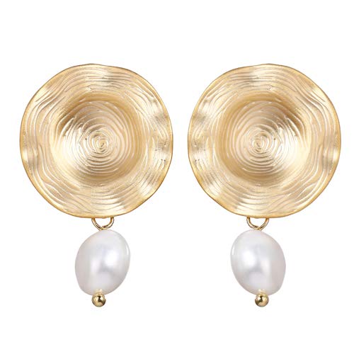 Boucles d'oreilles perle d'eau douce naturelle le cadeau idéal pour un anniversaire