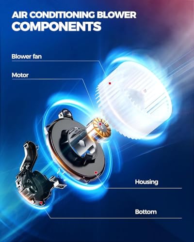 Image of KAX AC Blower Motor for Nissan Juke 2011-2017, Nissan Leaf 2011-2015,Cube 2009-2014 - HVAC Heater Blower Motor Replaces# 700256,76952