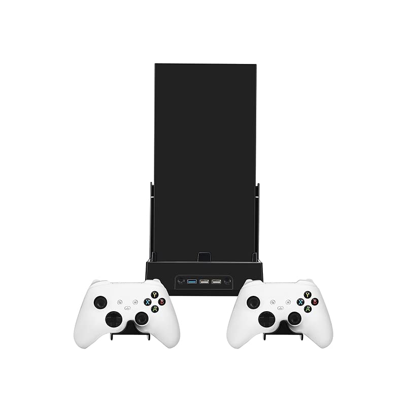 Soporte de Pared para Xbox Serie X, Soporte de Pared para Mando y Auriculares Soporte de Pared para Colgar en Pared Móntalo Cerca o Detrás de la TV