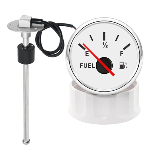 0-190ohm �R���^���N���x���Q�[�W �R�����x���Z���T�[�t�� �ԐF�o�b�N���C�g 12v/24v �t�B�b�g�{�[�g�� �{�[�g ���b�g�p(Gauge 325mm sensor)