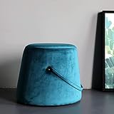 ★ Tamaño ideal: banco de sofá largo x ancho x alto (14.2x11.4x13inches) otomana multiusos funciona muy bien como reposapiés, asiento, mesa de café, cofre de almacenamiento y más.