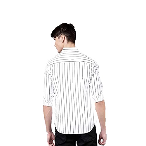 Image of Man Slim Fit Cotton Casual Shirt