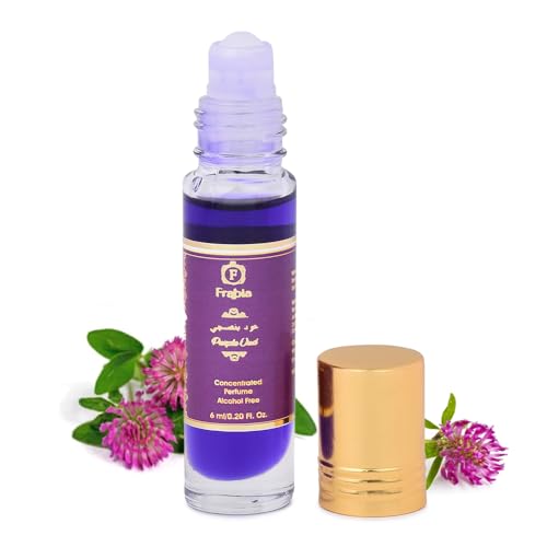 Image of Purple Oud Attar Perfume Oil Roll On for Men and Women | Bergamot, Fresh, Citrus and Melon Fruit Fragrance Notes | 12 Hrs Long Lasting, Alcohol Free | Ideal for Gift | 6ml