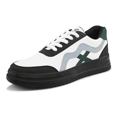 Image of Centrino Gym Casual Sneakers for Man | Shoes for Men Stylish | Lightweight Lace-Up Canvas Walking Shoes | Cushioned Insole | Breathable Comfortable | Anti-Skid Sole | Mens Sports Sneaker Shoes Daily (9537)