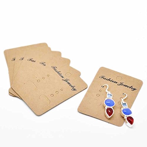 Amazon | アクセサリー台紙 ピアス台紙 70mmx50mmペーパータグ5枚  