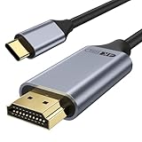 【Performances UHD 4K 60Hz】 le câble USB C vers HDMI 4K 60Hz, qui est deux fois plus rapide qu'un câble 4K 30Hz. Le taux de rafraîchissement plus élevé de 60 Hz produit des FPS plus élevés et rend la mise à jour de l'image et de la vidéo plus fluide que 30Hz, obtenez un gameplay et une satisfaction plus fluides lorsque vous jouez à des jeux ou regardez des films et des vidéos. De plus, le câble C vers HDMI est également rétrocompatible avec 1440P/2K à 144 Hz et 1080P à 240Hz.