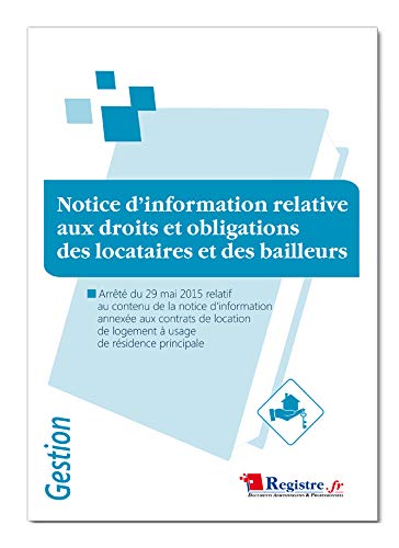 Kit de Location Pour Résidence Principale - Non Meublée - M103