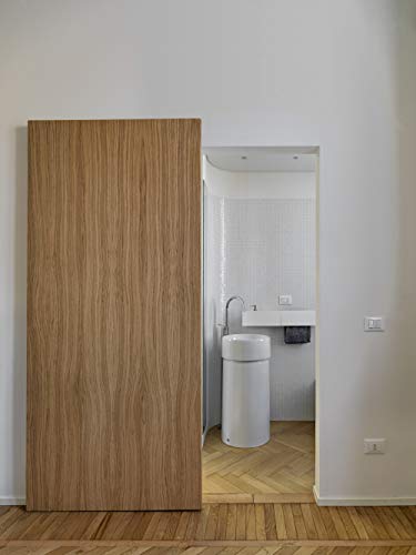 Sisco Sistem Unsichtbare Schiene für Schiebetüren der Serie Hidden 1800-1150/80 kg (Weiß)