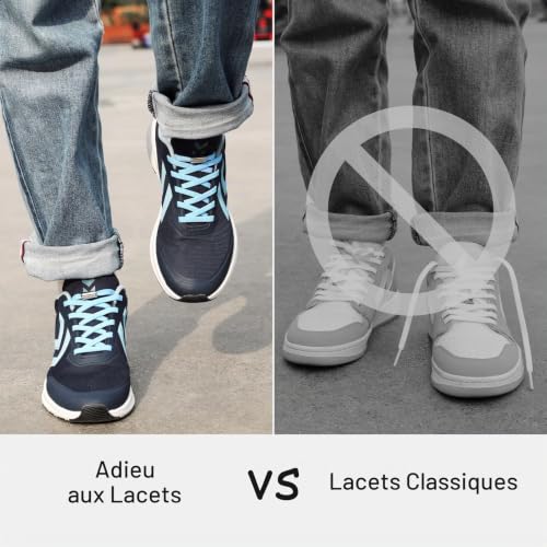 Handshop 2 Paires 6mm Paires Lacets Elastique pour Baskets, Vert – vue 4