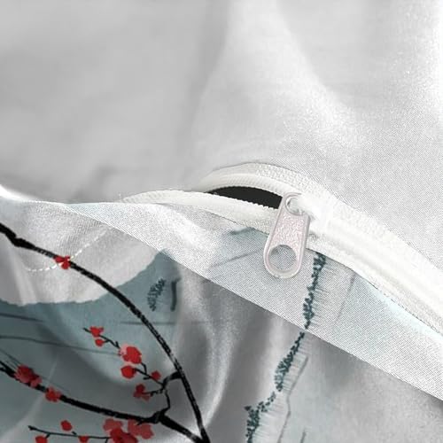 Housse de couette forêt d'hiver en microfibre douce pour chambre cocooning - 8
