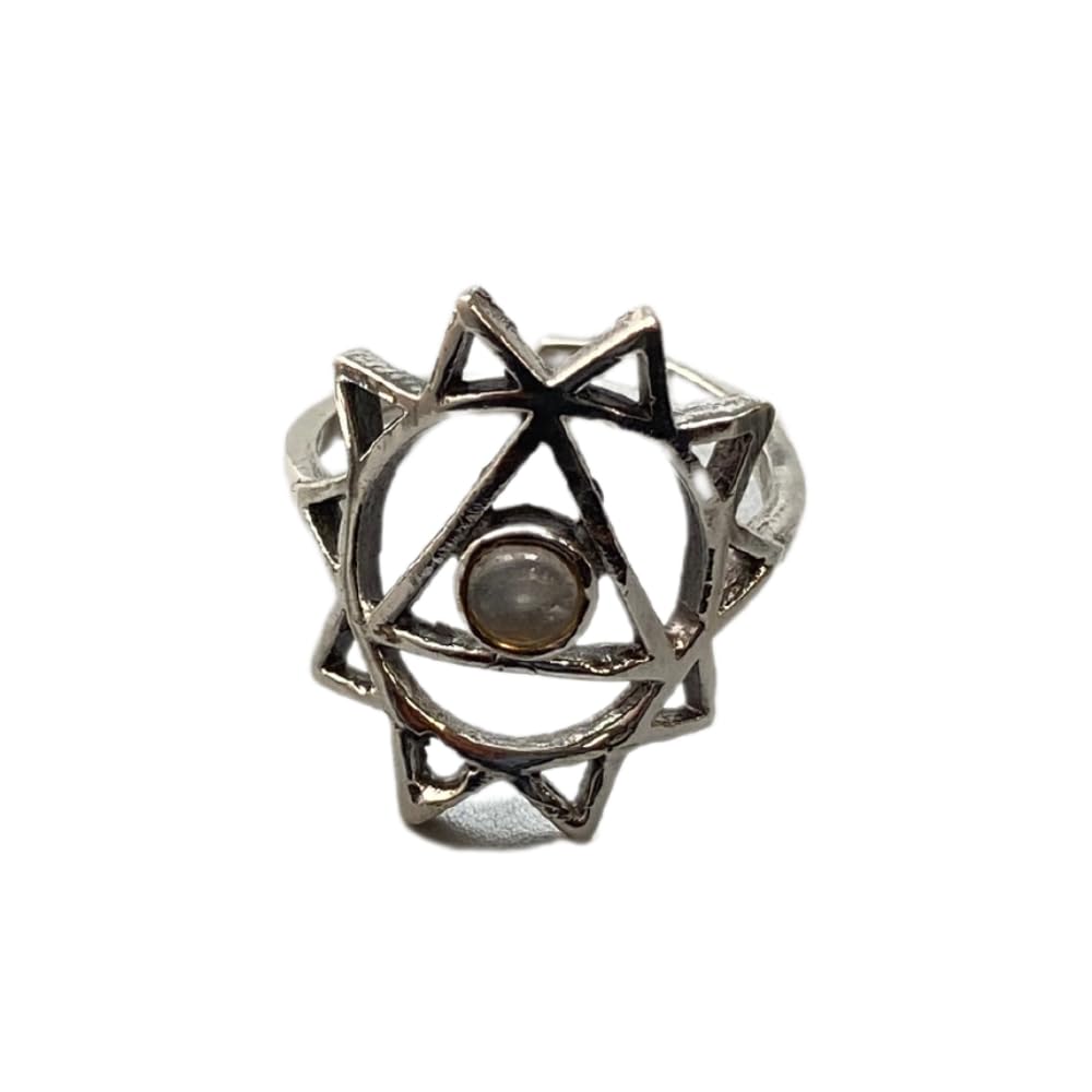 VIE Solar Plexus Chakra Ring, Rose Quartz