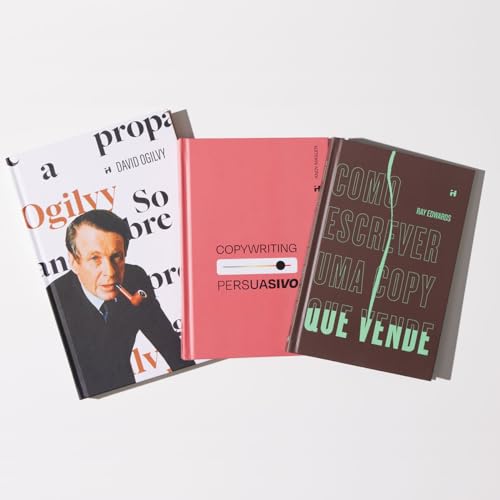 Box Kit de 3 livros capa dura copywriter