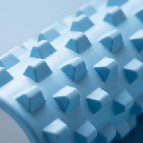Rodillo para masaje profundo que alivia la rigidez y sobrecarga muscular en color azul 3