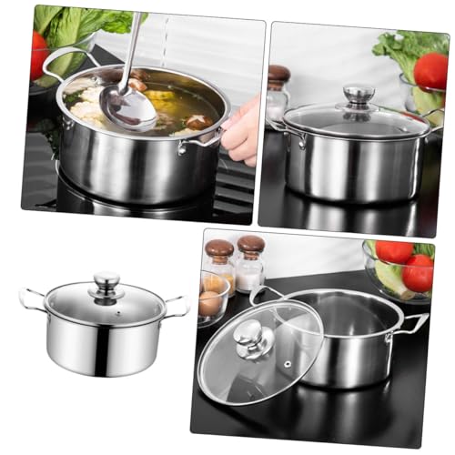 Casserole inoxydable induction robuste pour marmite à soupe maison - 8