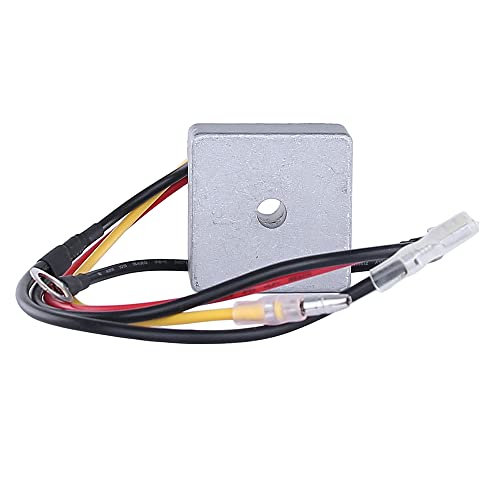 RAREELECTRICAL 12V 4 Wire Voltage Regulator Compatible With Club Car Carryall 1 2 252 Gas Fe-350 Fe-290 2009-2011 1027112-01 1015777