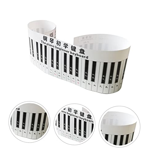 DRESSOOS Clavier De Piano Simulé Clavier Électronique Clavier De Piano De Bureau Piano 3D Clavier Piano Fournitures D’Apprentissage Touches Piano Stickers Piano Autocollants Piano Clavier - Les Beatles, Paul McCartney, John Lennon, RIngo Starr, George Harrison DRESSOOS Clavier De Piano Simulé Clavier Électronique Clavier De Piano De Bureau Piano 3D Clavier Piano Fournitures D'Apprentissage Touches Piano Stickers Piano Autocollants Piano Clavier – Image 8