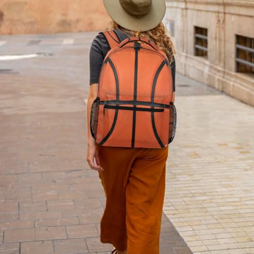 Mochila para laptop de 15.6 pulgadas y baloncesto para estudiantes 6
