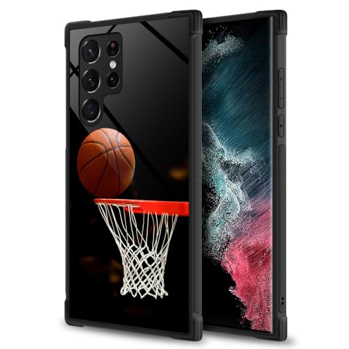 Compatible with Samsung Galaxy S24 Ultra Case,Basketball Hoop Galaxy S24 Ultra Case for Boys Man,Anti-Scratch Shockproof 6.9-inch