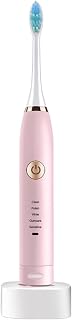 Care Electric Toothbrush Rechargeable Holder Toothbrush USB Adult Rechargeable Vibrating Rechargeable Electric Electric Toothbrush，Adult Toothbrush 5-speed 360 Toothbrush Adult Soft (B, One Size)