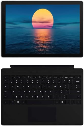 Microsoft Surface Pro 5 Tablet, 30,5 cm (12,3 Zoll) Touchscreen (2736 x 1824), Intel i5-7300U, 8 GB RAM, 256 GB SSD, US-Tastatur, Win 10 Pro (Generalüberholt)