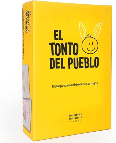 El Tonto del Pueblo - Juegos de Mesa - El Juego de Mesa para reírte de Tus Amigos - Cartas pizarras y rotuladores